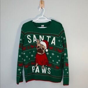 Boy’s Santa Paws Holiday Sweater ❤️💚